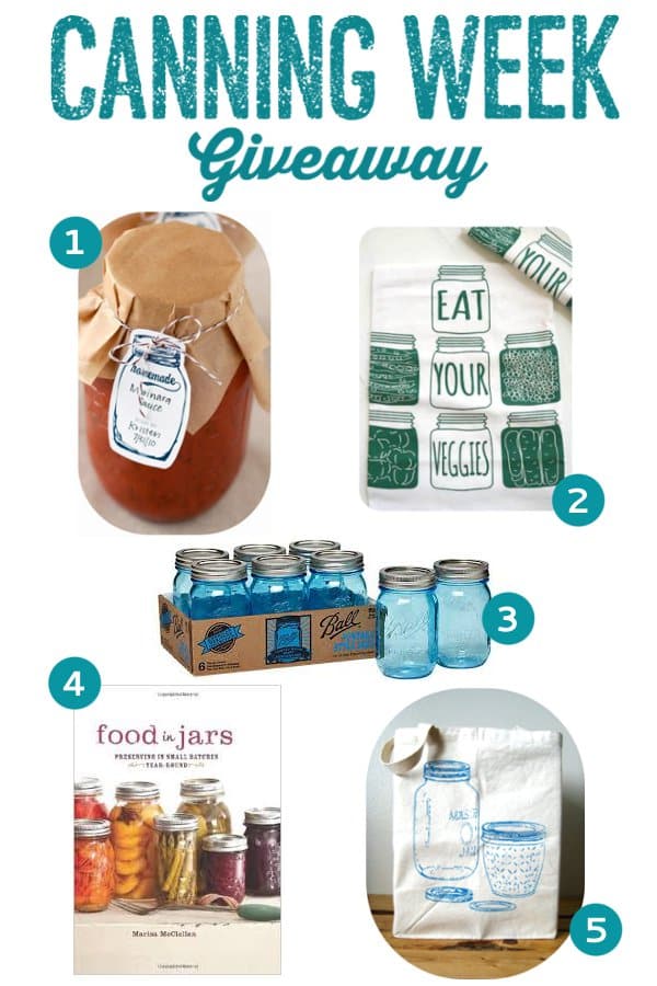 Canning Week Giveaway! from completelydelicious.com