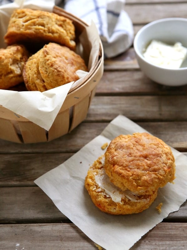 Sweet Potato Biscuits | completelydelicious.com