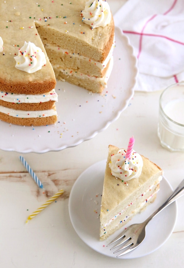 Sugar Cookie Layer Cake | completelydelicious.com