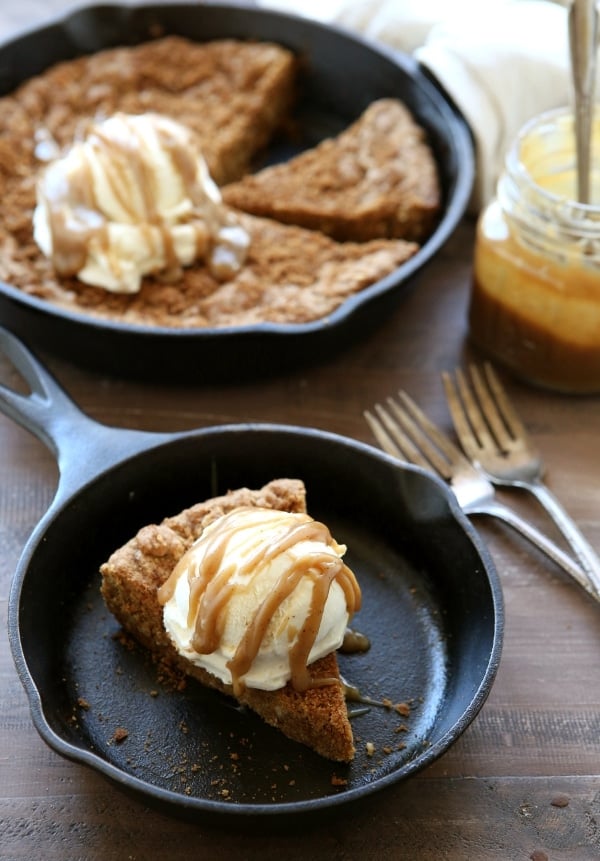 Brown Butter Skillet Cookie 2