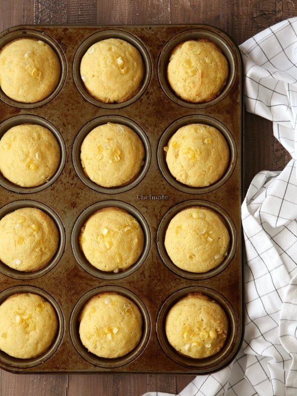 Corniest Corn Muffins from completelydelicious.com