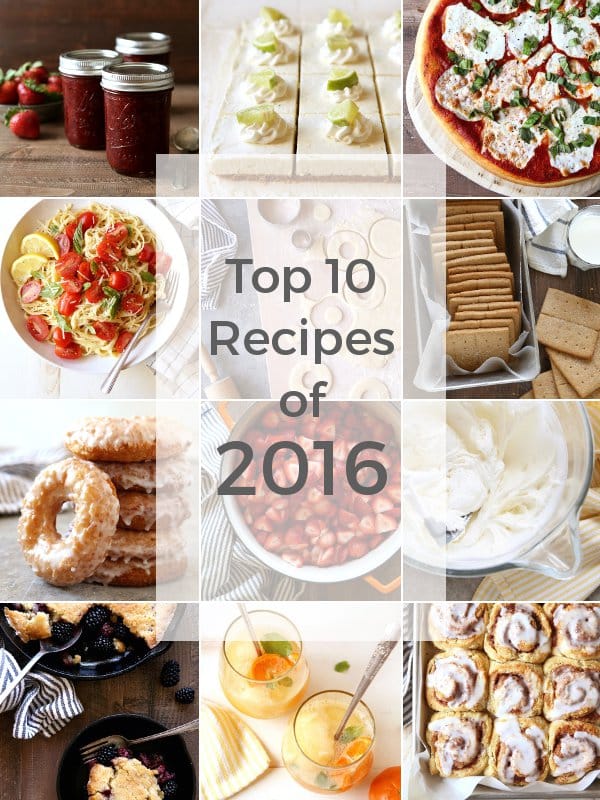 Top 10 Recipes of 2016 from completelydelicious.com