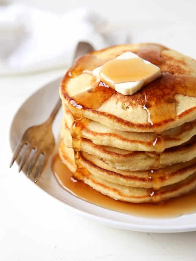 Non-Dairy Hemp Pancakes | completelydelicious.com