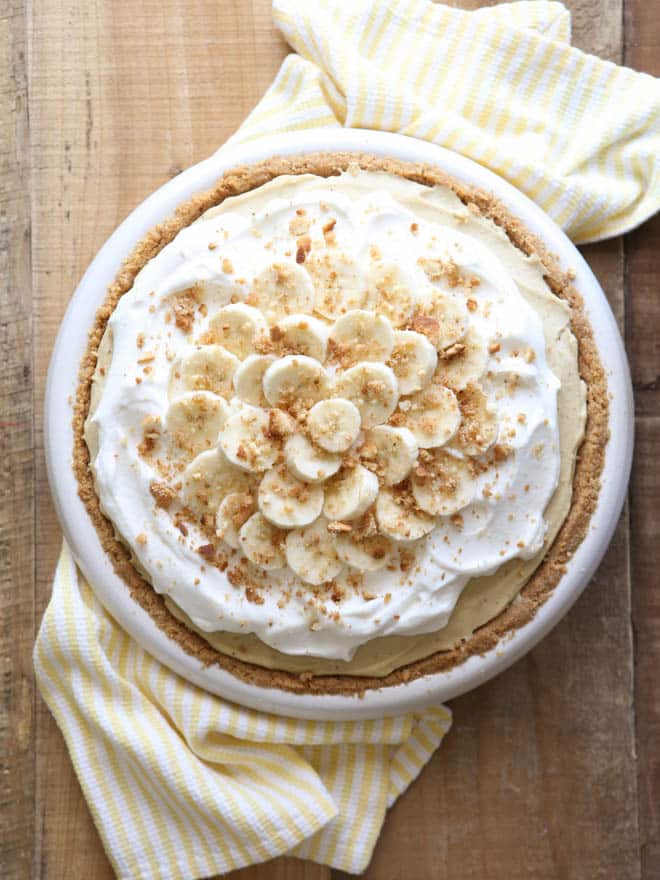 Bourbon Banana Cream Pie | completelydelicious.com