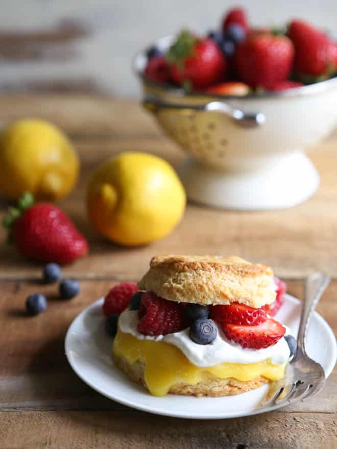 Lemon Berry Shortcakes | completelydelicious.com