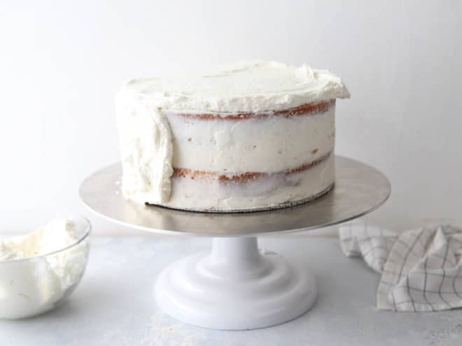 How to frost a layer cake - it's not that scary, I'll show you how!