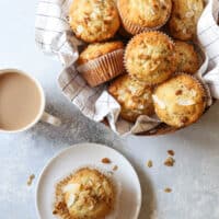Banana Crunch Muffins are excellent for breakfast or a snack
