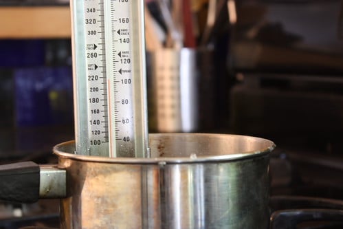 Cooking the sugar