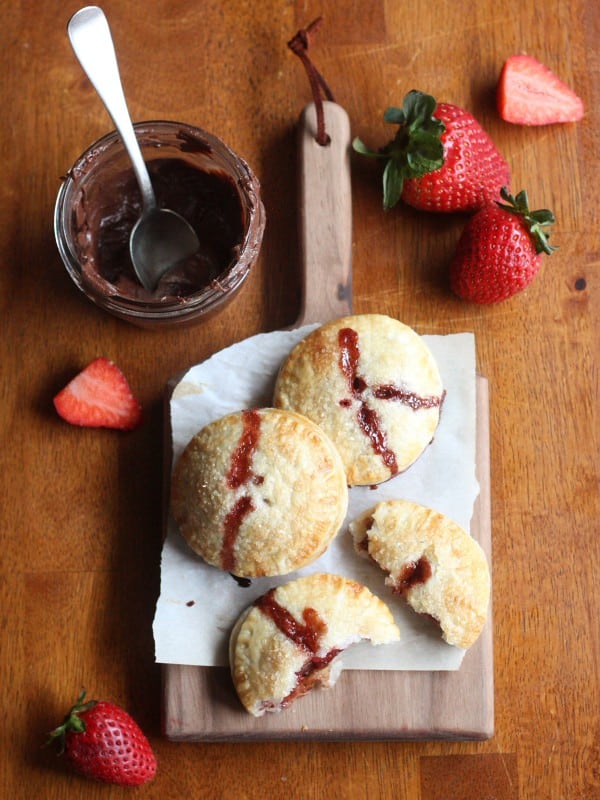 Strawberry Nutella Hand Pies | completelydelicious.com