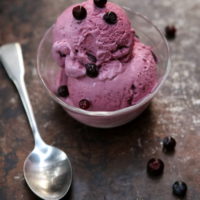 Huckleberry Ice Cream from completelydelicious.com