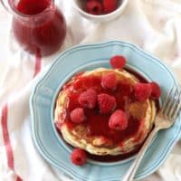 Spiced Raspberry Syrup by completelydelicious.com