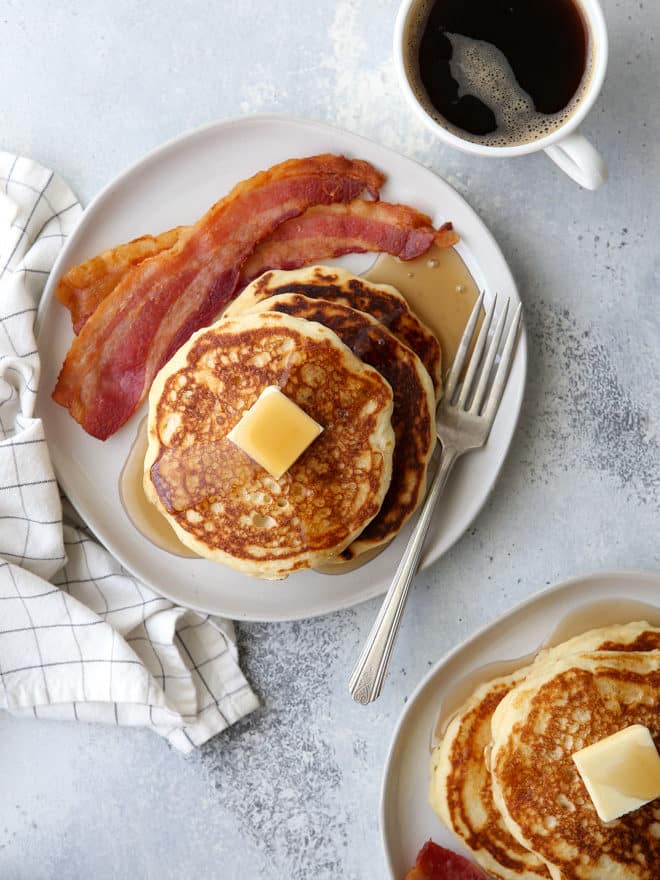 It's not an exaggeration— these really are the best buttermilk pancakes! They're light, fluffy, and full of flavor.