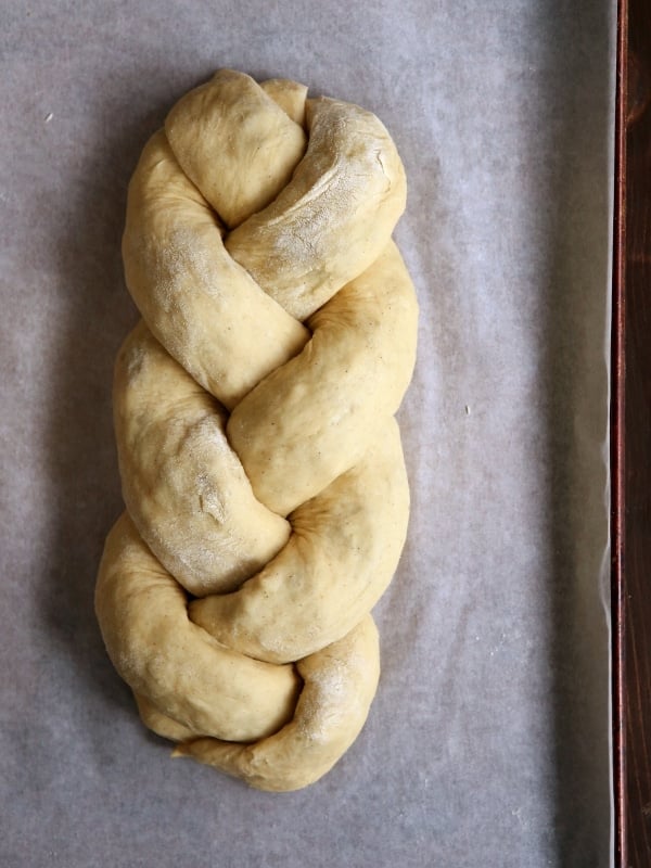 Cinnamon-Walnut Stuffed Challah Bread | completelydelicious.com
