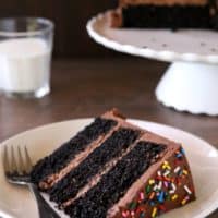 Chocolate Fudge Layer Cake from completelydelicious.com