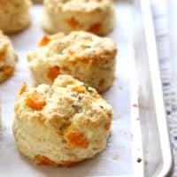 Butternut Squash and Rosemary Biscuits | completelydelicious.com