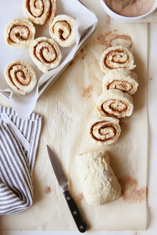 Cinnamon Roll Biscuits | completelydelicious.com