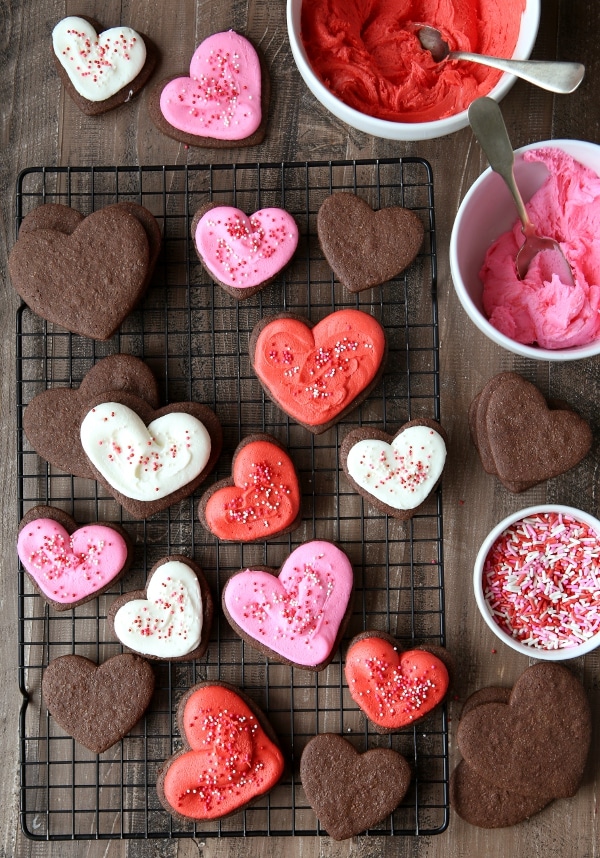 Chocolate Sugar Cookies | completelydelicious.com