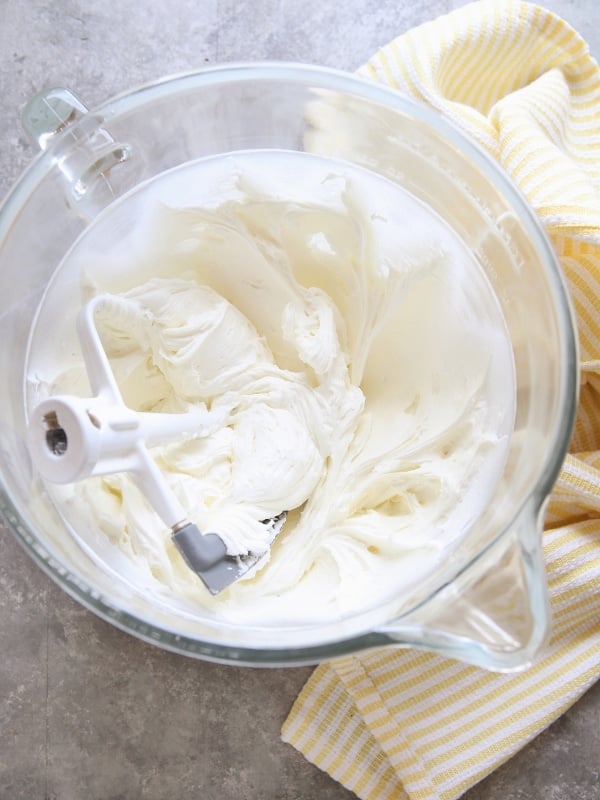The lightest, fluffiest vanilla buttercream frosting | completelydelicious.com