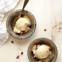 Butterscotch Pecan Ice Cream | completelydelicious.com