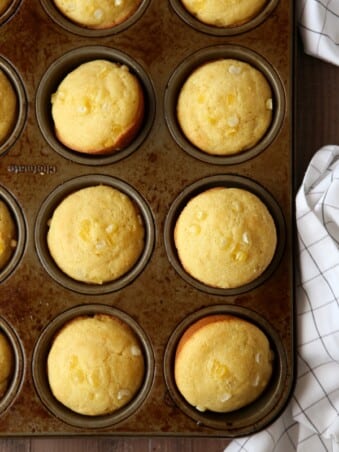 Corniest Corn Muffins from completelydelicious.com