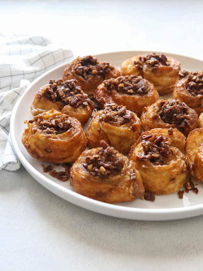 Easy Puff Pastry Sticky Buns | completelydelicious.com