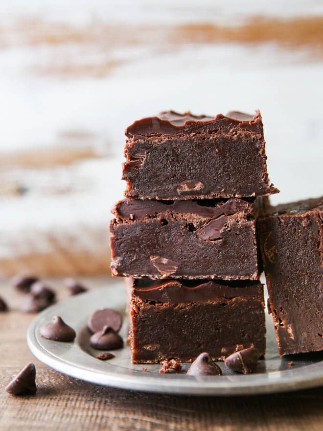These triple fudge brownies are truly the fudgiest brownies you will ever eat!