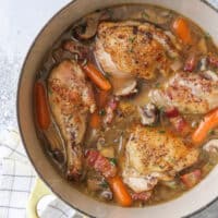 Coq au Chardonnay - the comforting french classic with a twist!
