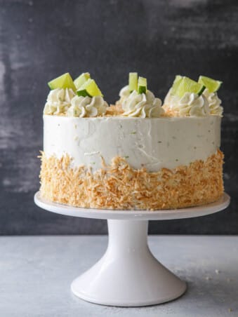 Coconut Lime Layer Cake from completelydelicious.com
