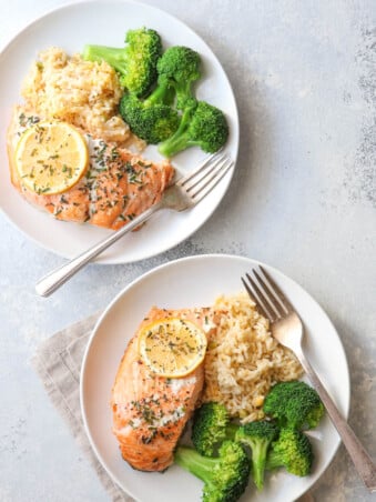 Just 5 ingredients needed for my favorite salmon recipe!