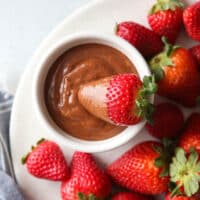 Chocolate "zabaglione" or wine sauce is rich and decadent!