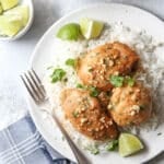 Quick and easy thai chicken made in the instant pot!
