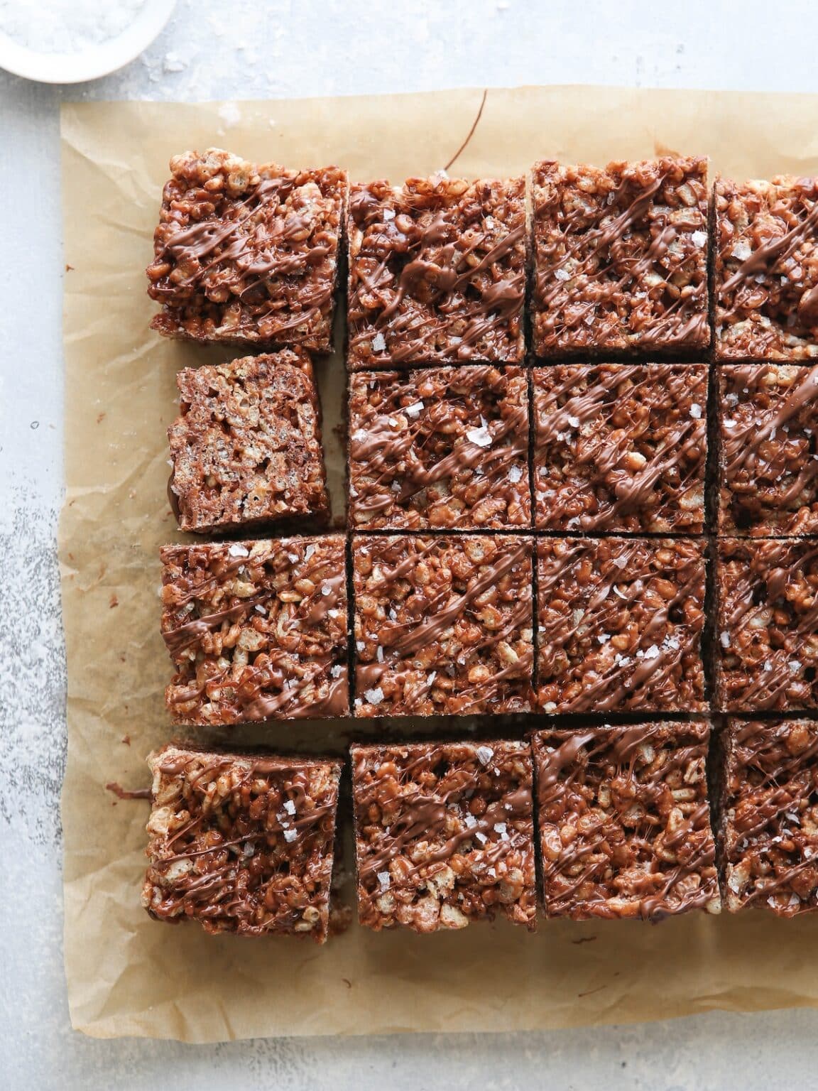 Nutella Rice Krispie Treats - Completely Delicious