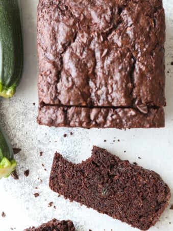 This the perfect chocolate zucchini bread recipe!