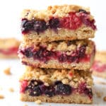 Mixed berry crumb bars are a summertime favorite!
