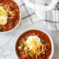 This easy weeknight chili comes together in as little as 30 minutes!