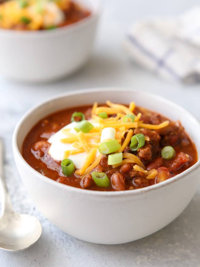 This easy weeknight chili comes together in as little as 30 minutes!