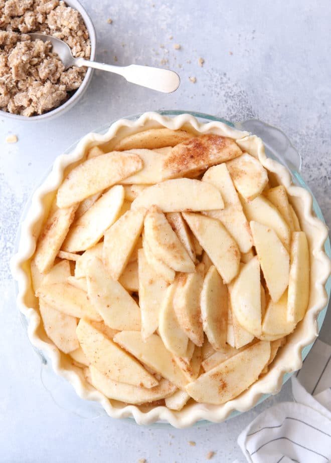 Apple pie filling for dutch apple pie
