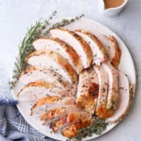 Make Thanksgiving a little easier with this herb roasted turkey breast