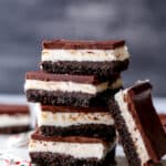 Chocolate peppermint bars are easy to make and so delicious!