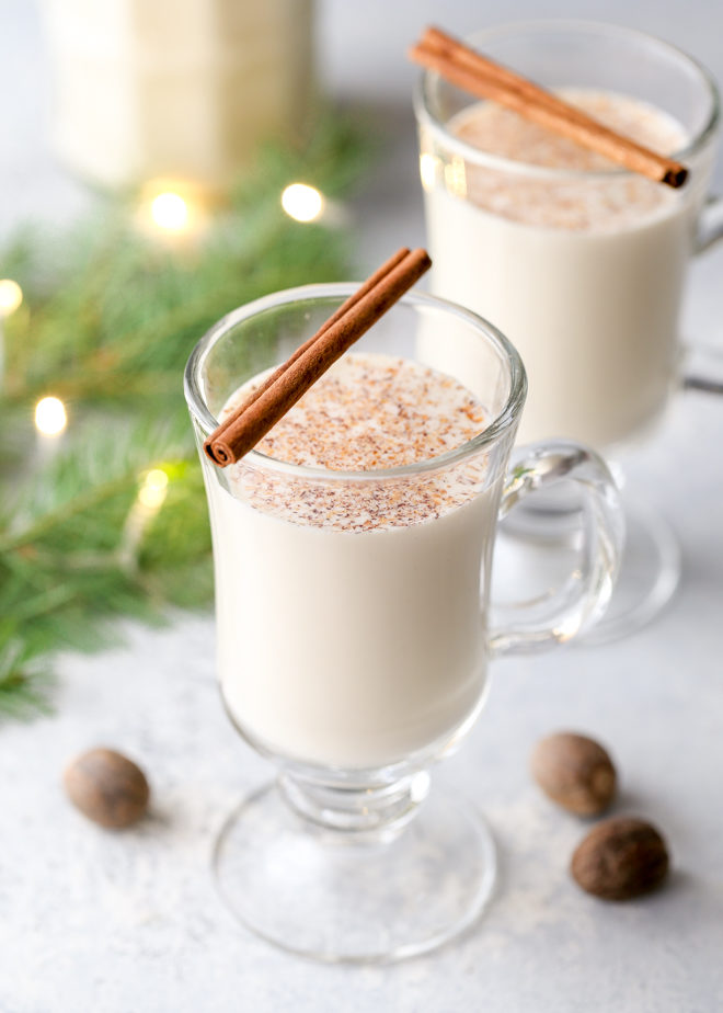 Homemade eggnog is easy to make at home and so much better than store-bought!