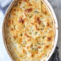Super creamy and very flavorful scalloped potatoes are the ultimate side dish