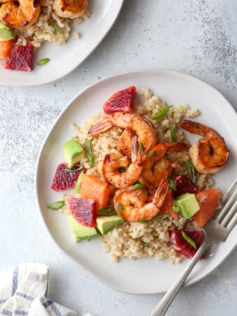 These citrus shrimp bowls are light and full of flavor