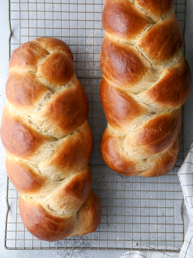 Light, tender, and super flavorful braided egg bread