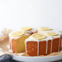 This light and tender cream cheese pound cake full of zesty lemon flavor is elegant enough for a dinner party, but easy enough for a busy weeknight!