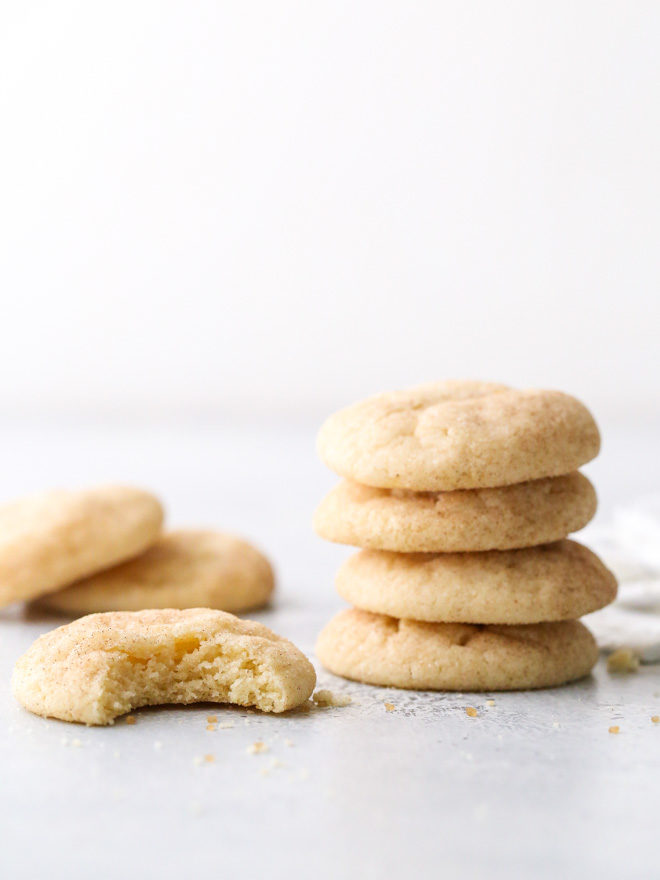 Soft and chewy snickerdoodles with a hint of cinnamon. A true classic!