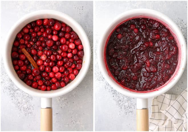 Cranberry sauce ready in just 15 minutes!