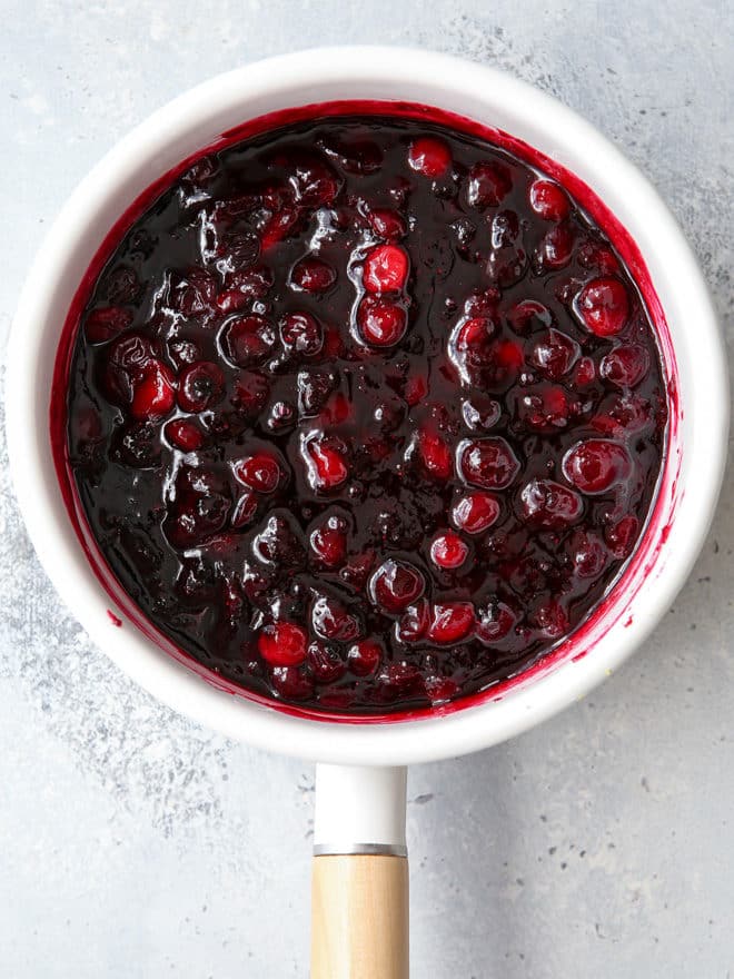 cranberry blueberry pie filling for a beautiful seasonal pie