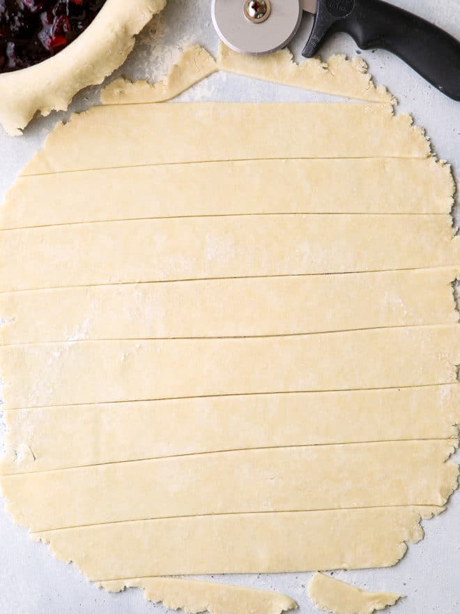 making a pie crust lattice is easier than you think