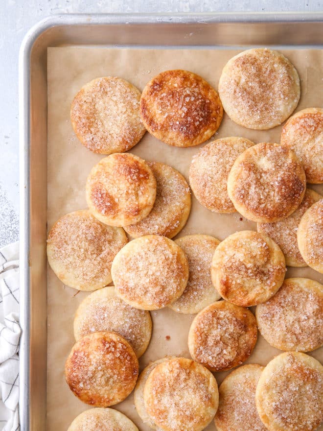 These pie crust cookies are a fun and delicious way to use up leftover pie crust scraps!