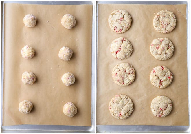 Super soft and chewy white chocolate peppermint cookies are the ultimate holiday treat!